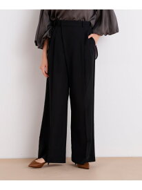 【SALE／30%OFF】ラップウエストシアーワイドパンツ PINKY&DIANNE ピンキー アンド ダイアン パンツ その他のパンツ ブルー ブラック【RBA_E】【送料無料】[Rakuten Fashion]