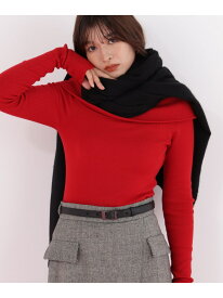 カシミヤ100%ボリュームストール PINKY&DIANNE ピンキー アンド ダイアン ファッション雑貨 スカーフ・バンダナ ブラック グレー【送料無料】[Rakuten Fashion]