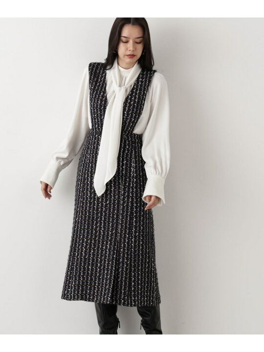 楽天市場】【SALE／40%OFF】◇ループツイードジャンバースカート 