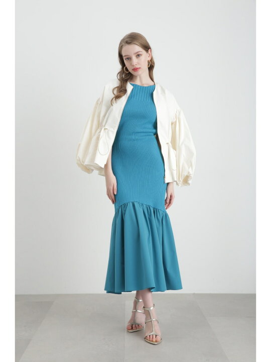楽天市場】【SALE／50%OFF】◇タフタコンビニットワンピース 