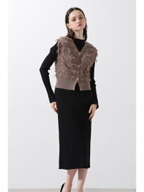 【SALE／40%OFF】◆レイヤードニットワンピース PINKY&DIANNE ピンキー アンド ダイアン ワンピース・ドレス ワンピース ブラック ブラウン【RBA_E】【送料無料】[Rakuten Fashion]