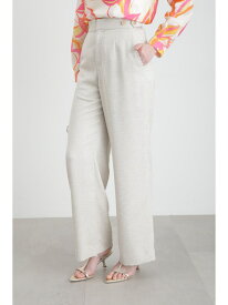 【SALE／50%OFF】◆ハイウエストセミワイドパンツ PINKY&DIANNE ピンキー アンド ダイアン パンツ その他のパンツ ブラック ベージュ【RBA_E】【送料無料】[Rakuten Fashion]