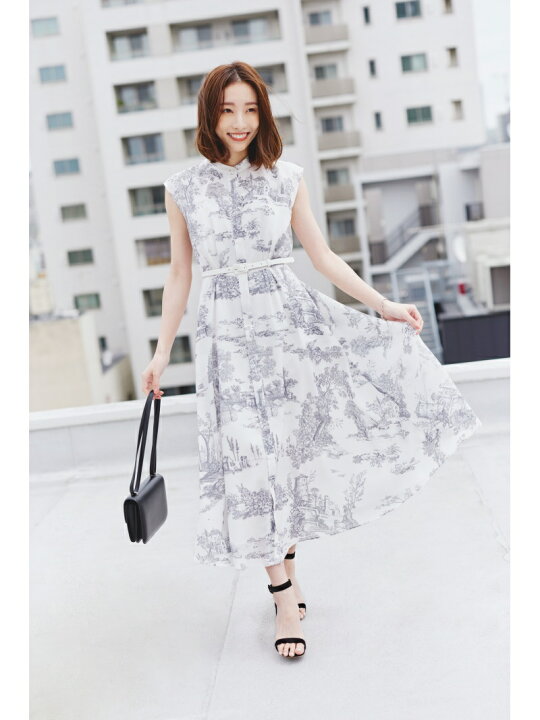 楽天市場 冨張愛コラボ トワルドジュイプリントワンピース Pinky Dianne ピンキー アンド ダイアン ワンピース ドレス その他のワンピース ドレス ブルー ブラック 送料無料 Rakuten Fashion Pinky Dianne