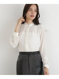 【SALE／30%OFF】ベルベットコンビギャザーブラウス PINKY&DIANNE ピンキー アンド ダイアン トップス シャツ・ブラウス ベージュ パープル ブラック【RBA_E】【送料無料】[Rakuten Fashion]
