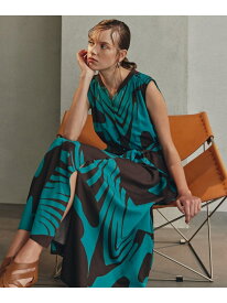 ◆リーフィーゼブラプリントワンピース PINKY&DIANNE ピンキー アンド ダイアン ワンピース・ドレス ワンピース グリーン【送料無料】[Rakuten Fashion]