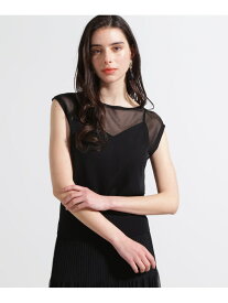 【SALE／40%OFF】◆ボートネックシアーニットプルオーバー PINKY&DIANNE ピンキー アンド ダイアン トップス ニット ブラック ブラウン【RBA_E】【送料無料】[Rakuten Fashion]