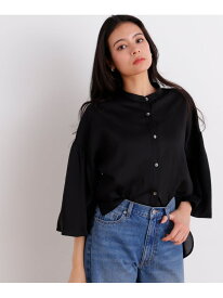 [美香さん着用]ギャザーバルーンスリーブブラウス PINKY&DIANNE ピンキー アンド ダイアン トップス シャツ・ブラウス オレンジ ブラック カーキグリーン【送料無料】[Rakuten Fashion]