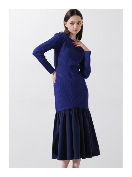 楽天市場】【SALE／40%OFF】タフタコンビニットワンピース 