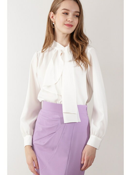 楽天市場】【SALE／40%OFF】◇ラッフルボウタイブラウス PINKY&DIANNE 