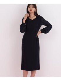 【SALE／20%OFF】ダイヤモンドネックコンビワンピース PINKY&DIANNE ピンキー アンド ダイアン ワンピース・ドレス ワンピース ネイビー ベージュ【RBA_E】【送料無料】[Rakuten Fashion]