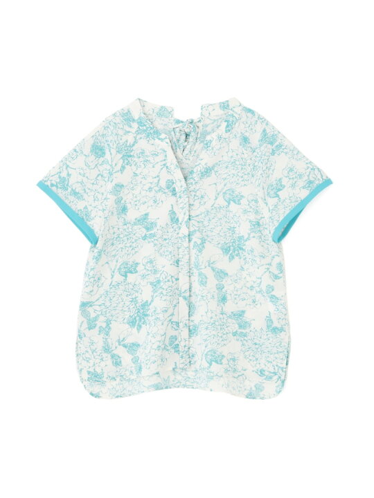 楽天市場】【SALE／50%OFF】◇フラワープリントバックリボンブラウス 