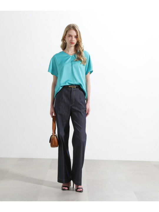 楽天市場】【SALE／49%OFF】◇Vネックサテンプルオーバー PINKY&DIANNE 