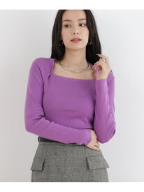 ◆プルオーバーシンプルハイゲージ PINKY&DIANNE ピンキー アンド ダイアン トップス ニット パープル ブラック レッド【送料無料】[Rakuten Fashion]