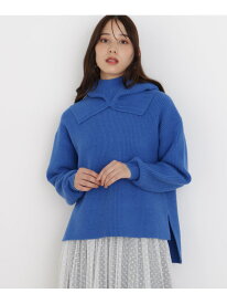 【SALE／40%OFF】◆フードスヌード付きニットプルオーバー PINKY&DIANNE ピンキー アンド ダイアン トップス ニット ホワイト ピンク ブルー【RBA_E】【送料無料】[Rakuten Fashion]