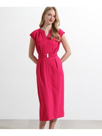 【SALE／30%OFF】◆ベルト付きウエストタックワンピース PINKY&DIANNE ピンキー アンド ダイアン ワンピース・ドレス ワンピース ブラック ベージュ【RBA_E】【送料無料】[Rakuten Fashion]