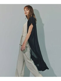 【SALE／40%OFF】◆シアーニットロングジレ PINKY&DIANNE ピンキー アンド ダイアン トップス カーディガン ブラック ベージュ【RBA_E】【送料無料】[Rakuten Fashion]
