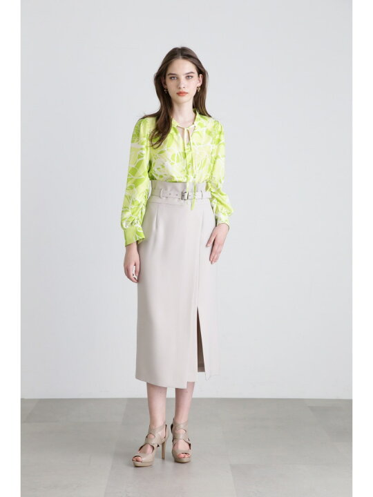 楽天市場】【SALE／50%OFF】◇ボタニカルラインプリントブラウス 