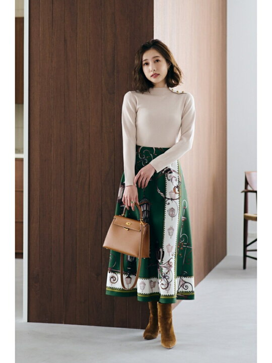 楽天市場】【SALE／30%OFF】[冨張愛コラボ]ニットコンビプリント 