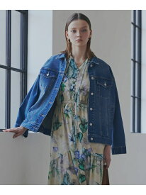 ルーズカラーデニムジャケット PINKY&DIANNE ピンキー アンド ダイアン ジャケット・アウター ブルゾン・ジャンパー ブルー【先行予約】*【送料無料】[Rakuten Fashion]