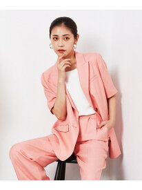 【SALE／46%OFF】◆ハーフスリーブテーラードジャケット PINKY&DIANNE ピンキー アンド ダイアン ジャケット・アウター テーラードジャケット・ブレザー ピンク【RBA_E】【送料無料】[Rakuten Fashion]