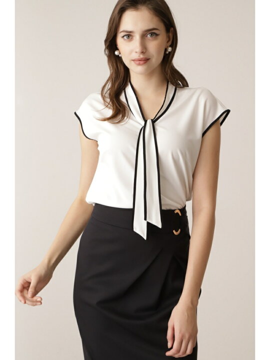 楽天市場】【SALE／20%OFF】◇配色パイピングカットソートップス 