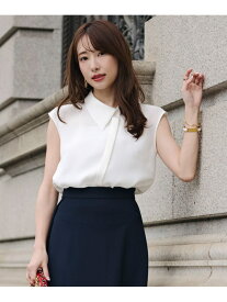 [冨張愛コラボ]アシンメトリーカラーシャツ PINKY&DIANNE ピンキー アンド ダイアン トップス シャツ・ブラウス ブルー ベージュ ピンク【送料無料】[Rakuten Fashion]