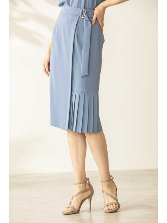 楽天市場】【SALE／50%OFF】◇サイドプリーツラップ風セットアップ  