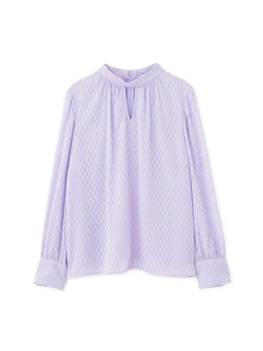 楽天市場】【SALE／20%OFF】カットジャガードスタンドカラーブラウス 