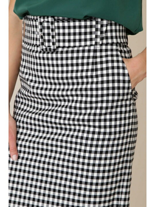 楽天市場】【SALE／70%OFF】モノトーンチェックミディータイトスカート 