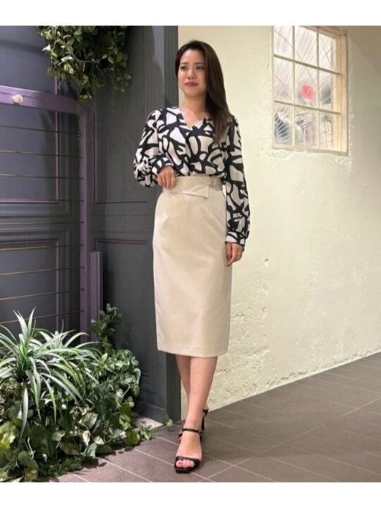 楽天市場】【SALE／46%OFF】◇モダンジオメトリックプリントブラウス 