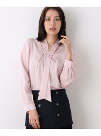 2WAYボウタイブラウス PINKY&DIANNE ピンキー アンド ダイアン トップス シャツ・ブラウス ピンク ホワイト グレー【送料無料】[Rakuten Fashion]