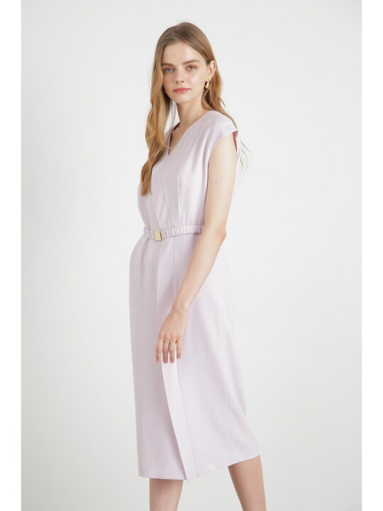 楽天市場】【SALE／30%OFF】◇ベルト付きVネックワンピース 