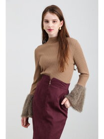 【SALE／57%OFF】◆フェザーコンビニットトップス PINKY&DIANNE ピンキー アンド ダイアン トップス ニット ブラウン ブラック グレー【RBA_E】【送料無料】[Rakuten Fashion]