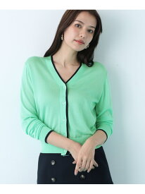 【SALE／20%OFF】Vネックパレットニットカーディガン PINKY&DIANNE ピンキー アンド ダイアン トップス カーディガン ピンク ネイビー【RBA_E】【送料無料】[Rakuten Fashion]