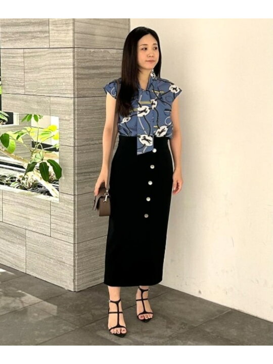 楽天市場】【SALE／50%OFF】◇ホースプレートプリントストールブラウス