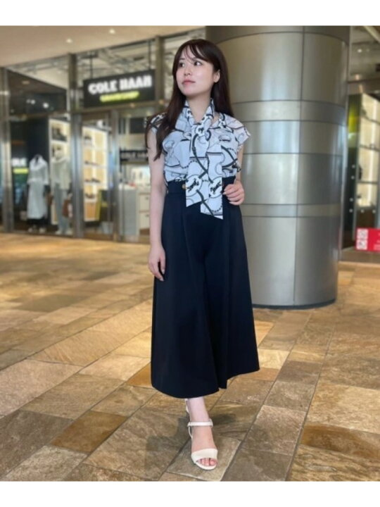 楽天市場】【SALE／55%OFF】◇ホースプレートプリントストールブラウス  