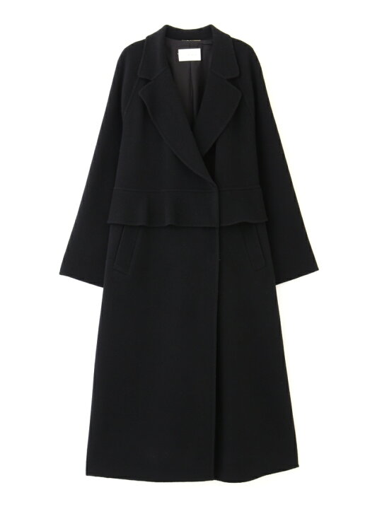 楽天市場】【SALE／60%OFF】◇ウエストフリルウールリバーコート 