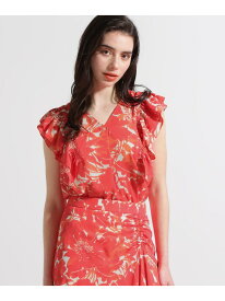 【SALE／40%OFF】◆グラデーションフラワープリントブラウス PINKY&DIANNE ピンキー アンド ダイアン トップス シャツ・ブラウス ピンク ブラック【RBA_E】【送料無料】[Rakuten Fashion]