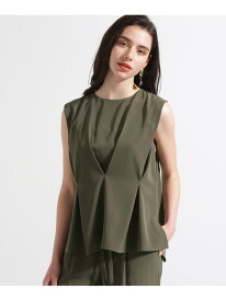 【SALE／49%OFF】◆ウエストタックブラウス PINKY&DIANNE ピンキー アンド ダイアン トップス シャツ・ブラウス オレンジ ブラック カーキグリーン【RBA_E】【送料無料】[Rakuten Fashion]