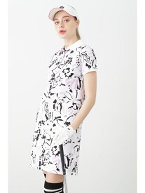 【SALE／50%OFF】[PINKY GOLF]オプティカルフラワープリントワンピース PINKY&DIANNE ピンキー アンド ダイアン ワンピース・ドレス ワンピース グリーン ピンク【RBA_E】【送料無料】[Rakuten Fashion]