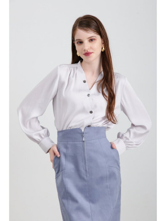 楽天市場】【SALE／37%OFF】◇Vネックボタンブラウス PINKY&DIANNE 