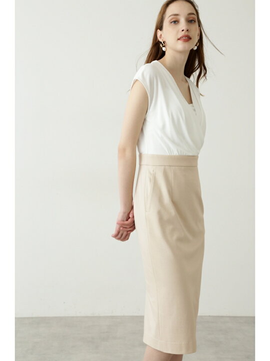 楽天市場】【SALE／60%OFF】◇カシュクールコンビワンピース  