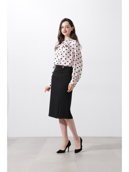 楽天市場】【SALE／40%OFF】[WEB限定商品] ドットプリントギャザー 