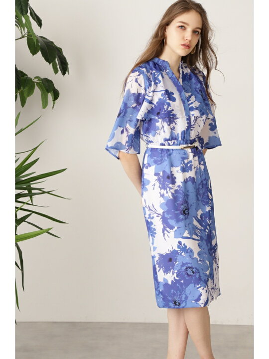 楽天市場】【SALE／60%OFF】グラデーションフラワープリントワンピース 