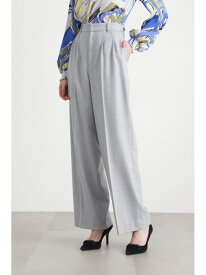 【SALE／57%OFF】◆ハイカウントフラノセミワイドパンツ PINKY&DIANNE ピンキー アンド ダイアン パンツ その他のパンツ グレー ピンク【RBA_E】【送料無料】[Rakuten Fashion]