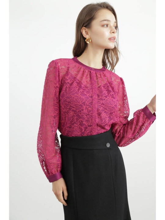 楽天市場】【SALE／50%OFF】◇ボタニカルレースブラウス PINKY&DIANNE 