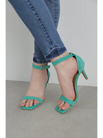 【SALE／50%OFF】メタルバックルスクエアトウサンダル PINKY&DIANNE ピンキー アンド ダイアン シューズ・靴 その他のシューズ・靴 ブラック グリーン【RBA_E】【送料無料】[Rakuten Fashion]