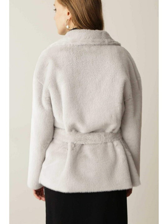 楽天市場】【SALE／50%OFF】ミンク風フェイクファーショートコート 