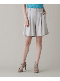 【SALE／28%OFF】スラブツイルショートパンツ PINKY&DIANNE ピンキー アンド ダイアン パンツ その他のパンツ ブラック ベージュ【RBA_E】【送料無料】[Rakuten Fashion]