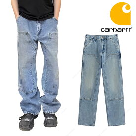 Carhartt カーハート WIP B73 ジーンズ ダブル-フロント DOUBLE FRONT LOGGER DUNGAREE デニム ペインターパンツ ジーンズ ジーパン デニムパンツ ワークパンツ デニム 正規品 送料無料